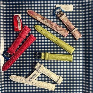 Michele Watch Bands Lot of 4 size 16